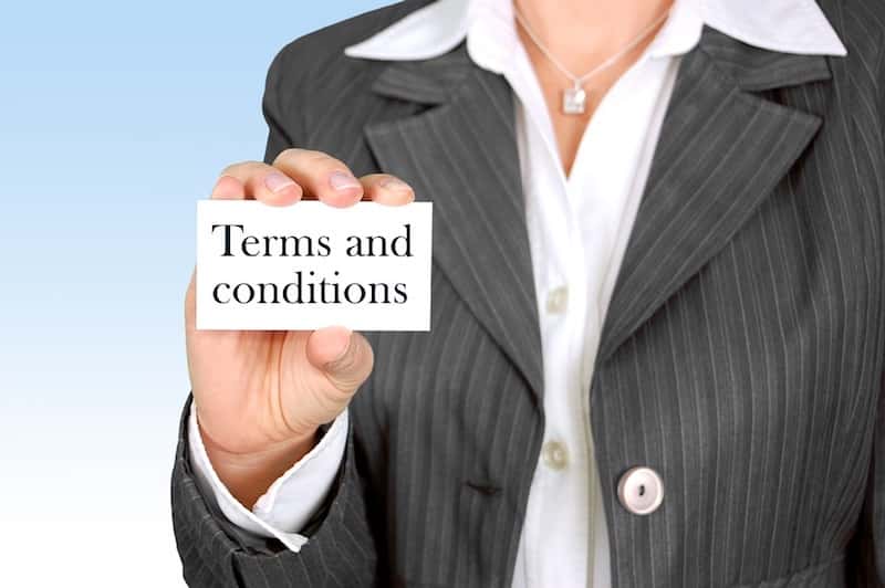 Accident Lawyer Terms and Conditions